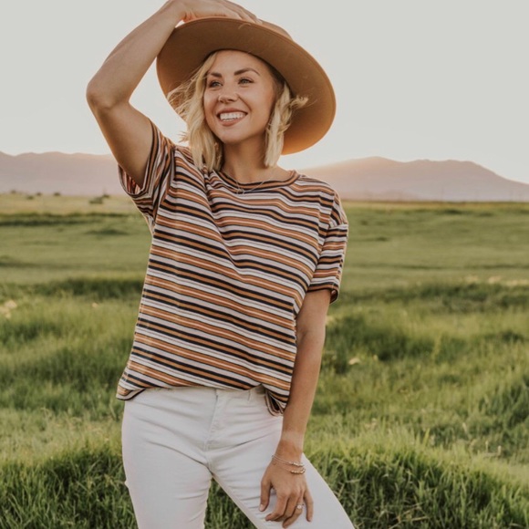 Roolee Tops - NWT Roolee ‘Speirs Stripe Top’